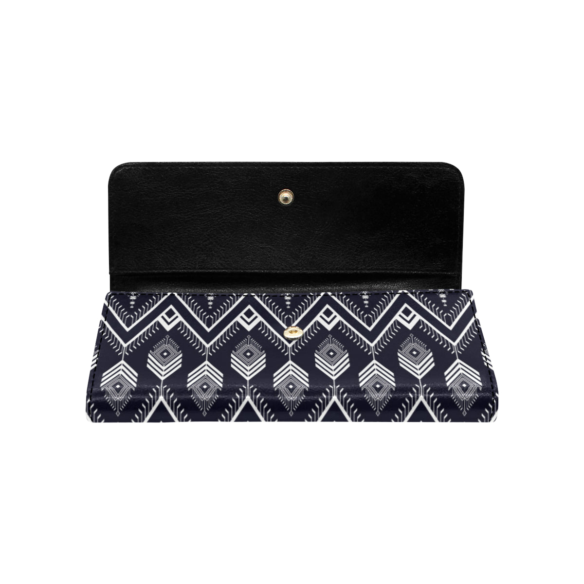 Indians Tribal Aztec Women's Trifold Wallet