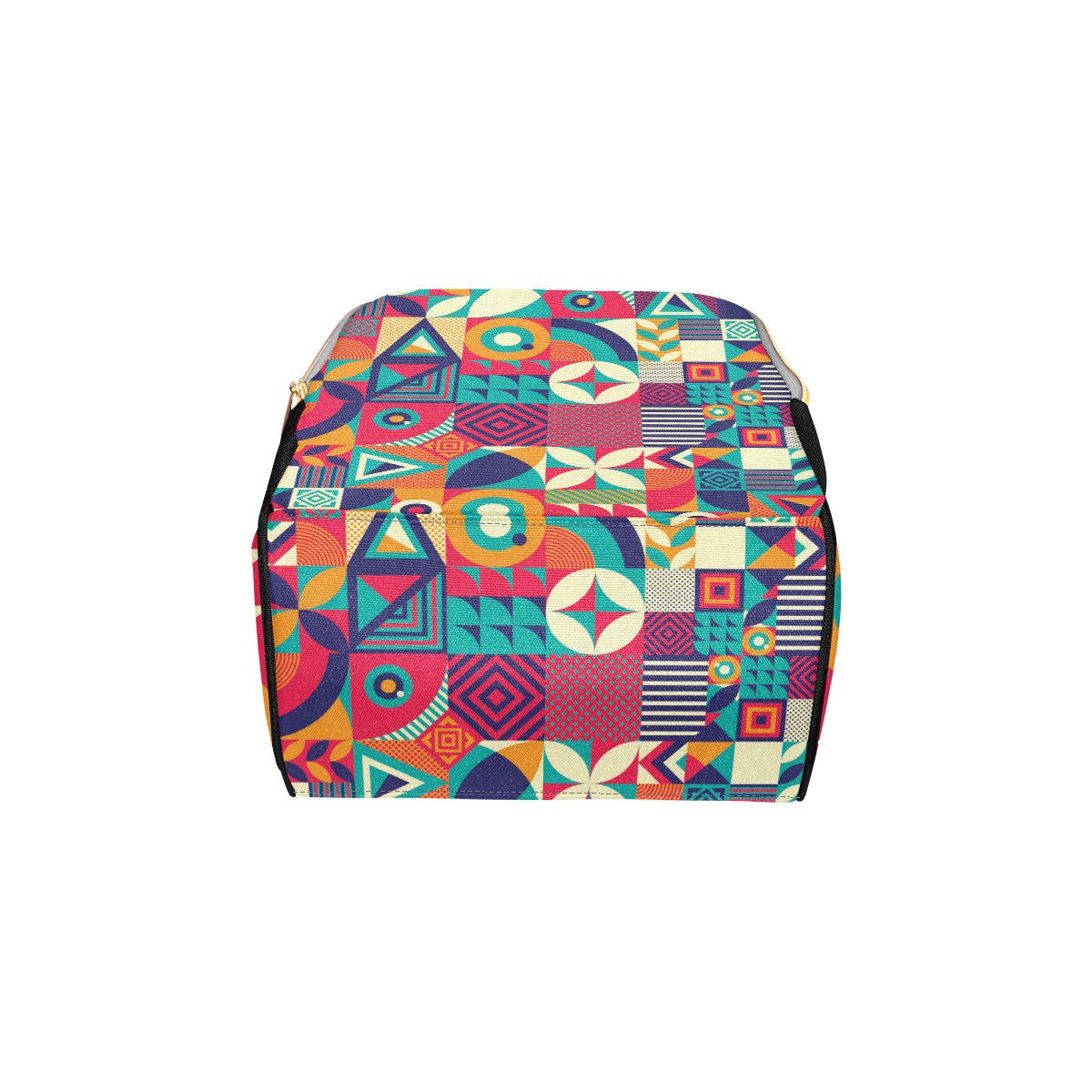 Mosaic Pattern Print Design 03 Diaper Bag Backpack