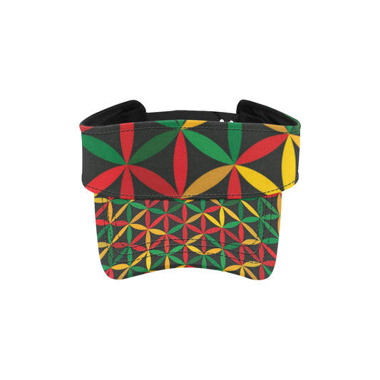 Rasta Pattern Print Design A04 Unisex Sun Visor