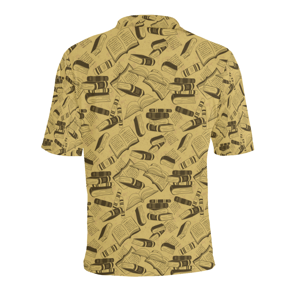 Book Pattern Print Design 02 Men Polo Shirt