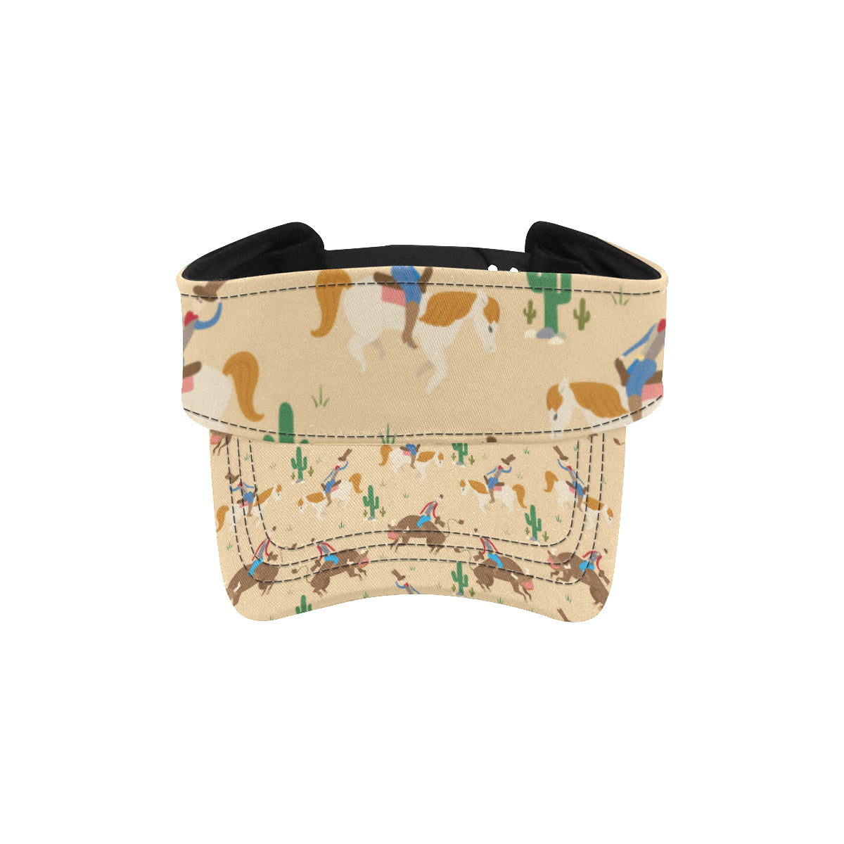 Rodeo Pattern Print Design A02 Unisex Sun Visor