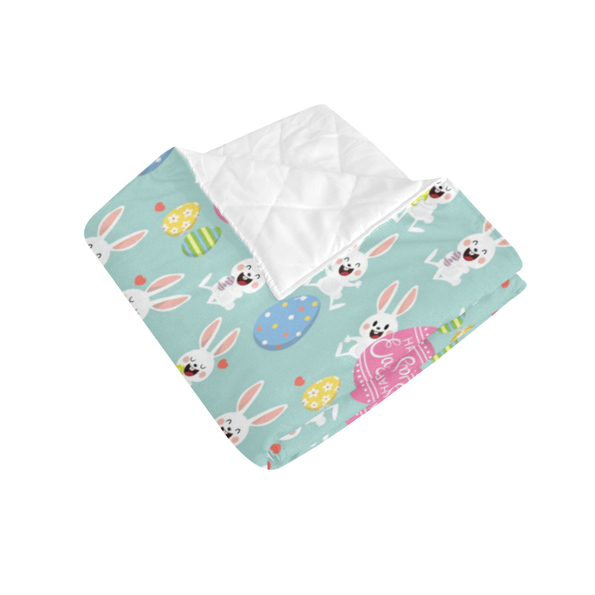 Easter Eggs Pattern Print Design RB014 Premium Quilt