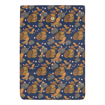 Cowboy Pattern Print Design 03 Women's Trifold Wallet