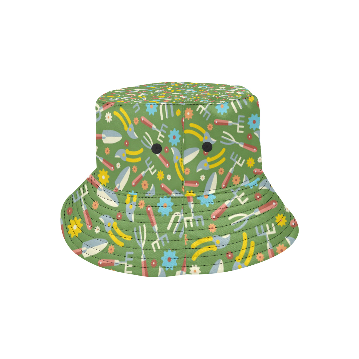 Gardening Pattern Print Design G06 Unisex Bucket Hat
