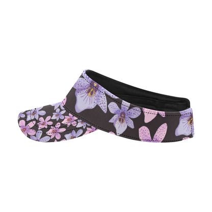Orchid Pattern Print Design OR08 Unisex Sun Visor