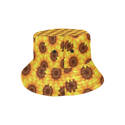 Sunflower Pattern Print Design SF07 Unisex Bucket Hat