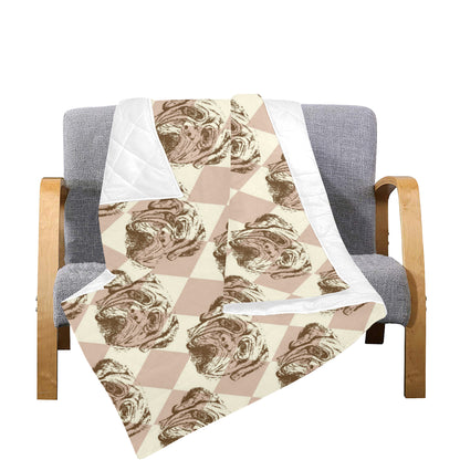 Mastiffs Pattern Print Design 01 Premium Quilt