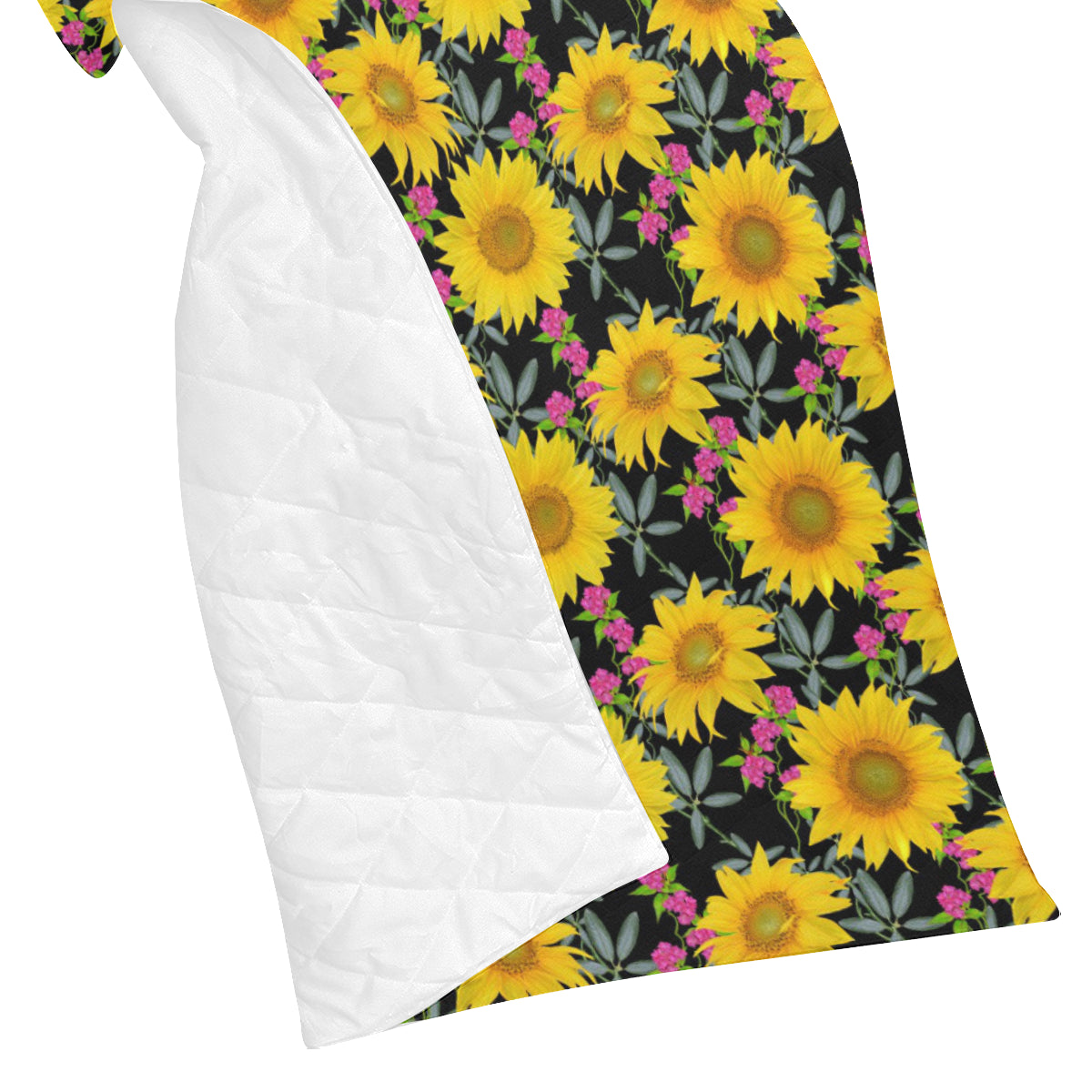 Sunflower Pattern Print Design SF014 Premium Quilt