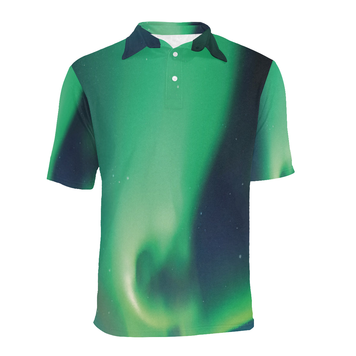 Aurora Borealis Pattern Print Design 04 Men Polo Shirt