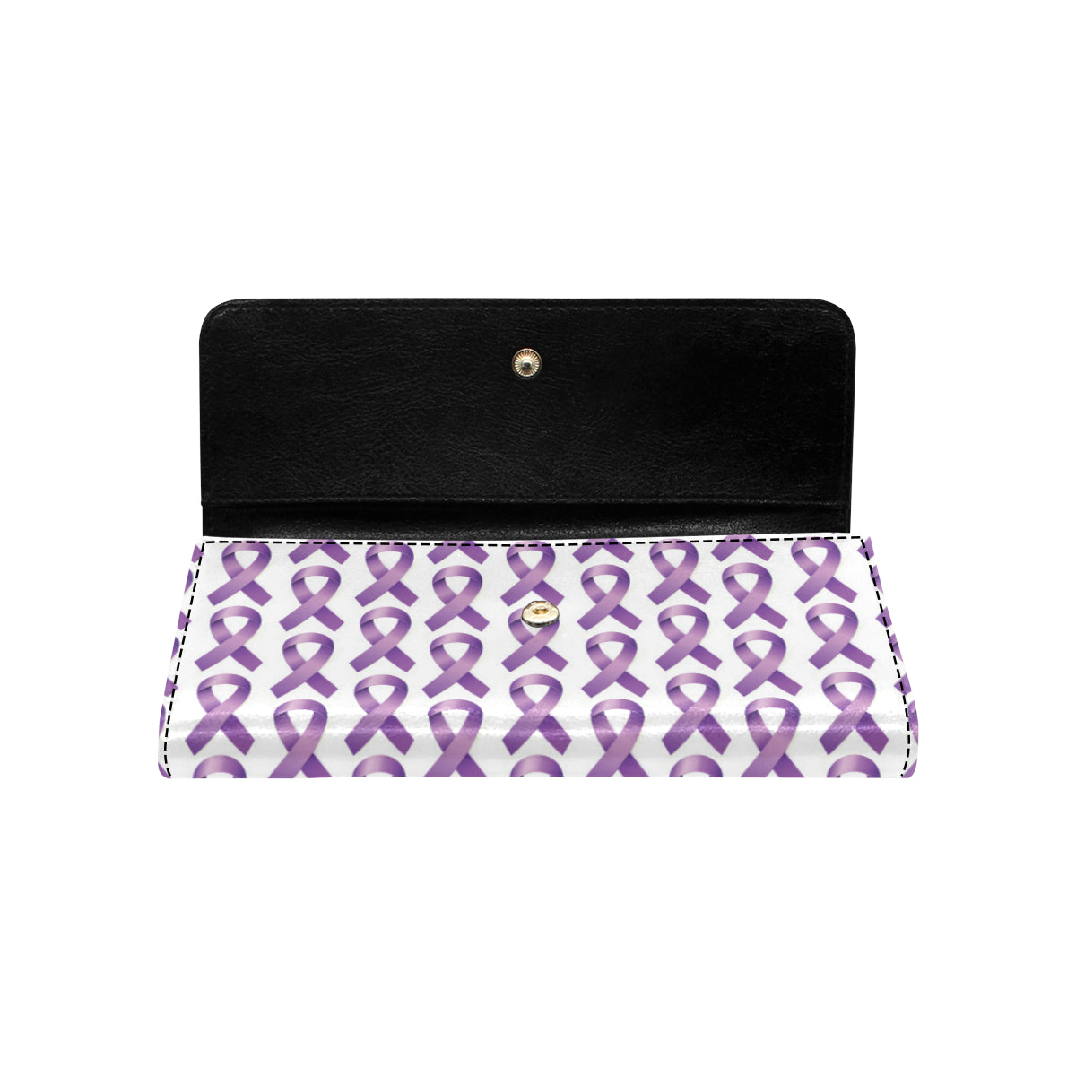 Pancreatic cancer Pattern Print Design A01 Women's Trifold Wallet