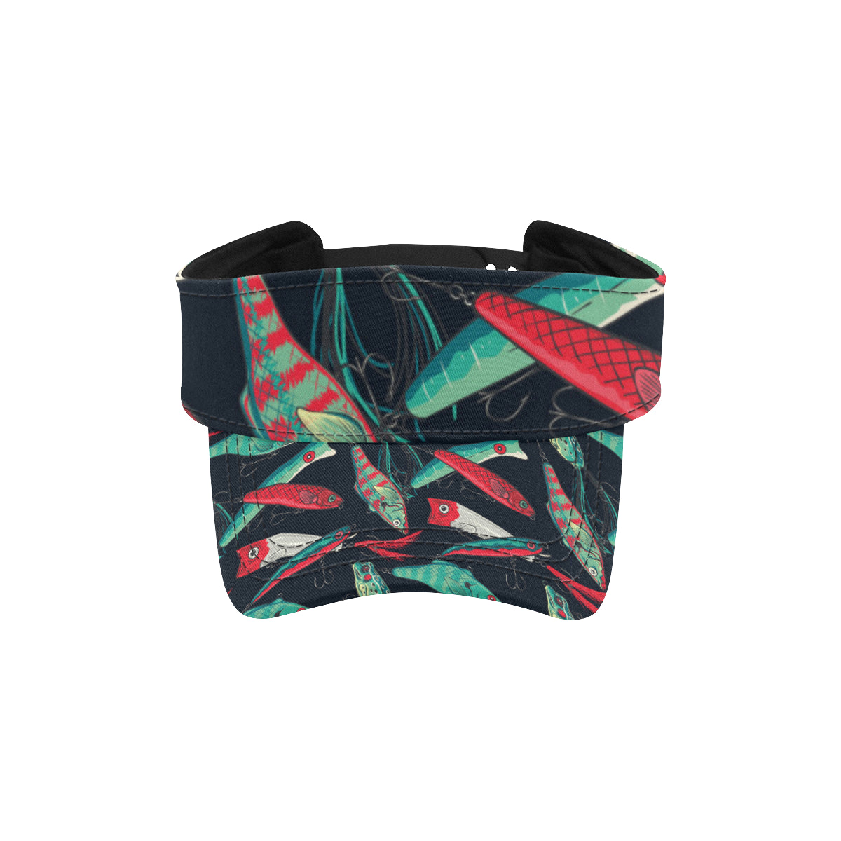 Fishing Bait Pattern Unisex Sun Visor