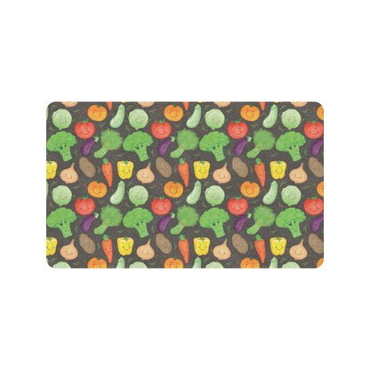 Vegan Funny Themed Design Print Rubber Doormat