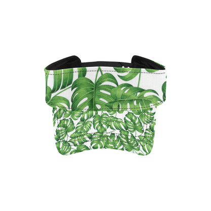 Palm Leaves Pattern Print Design PL08 Unisex Sun Visor
