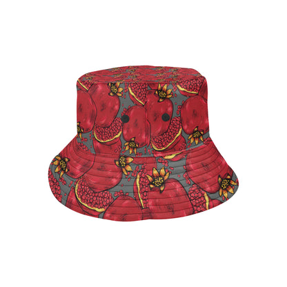 Pomegranate Pattern Print Design PG05 Unisex Bucket Hat