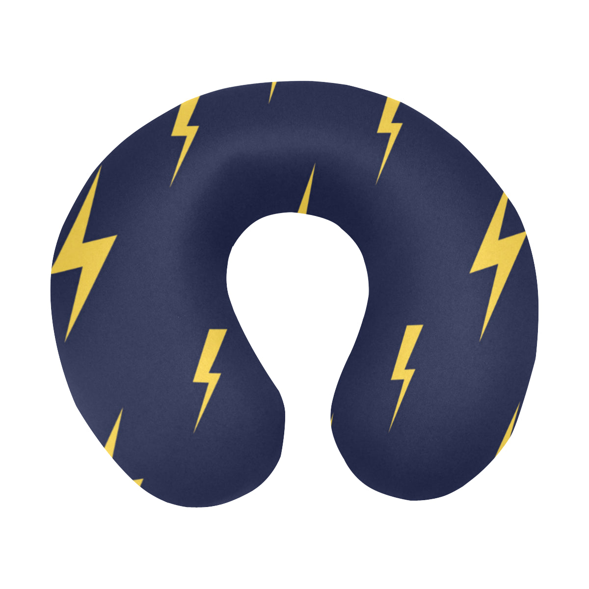 Lightning Thunder Pattern Print Design 03 U-Shaped Travel Neck Pillow