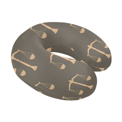 Libra Pattern Print Design 01 U-Shaped Travel Neck Pillow