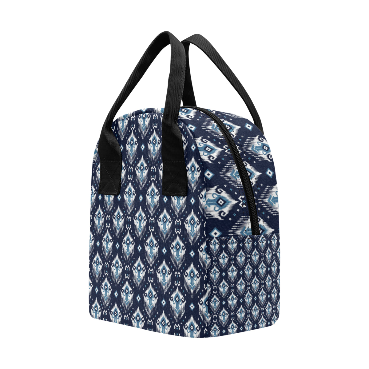 Ethnic Ornament Print Pattern Insulated Lunch Bag
