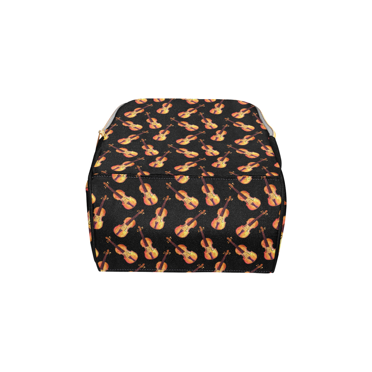 Violin Pattern Print Design 04 Diaper Bag Backpack