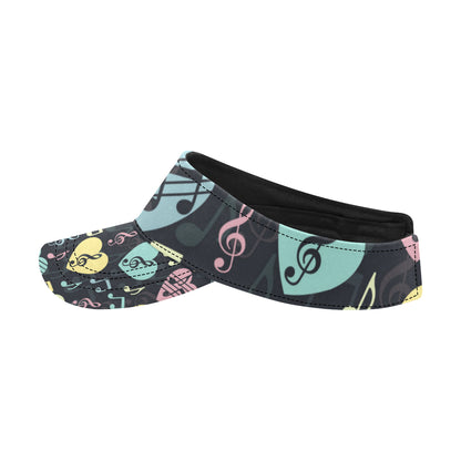 Music note Pattern Print Design A03 Unisex Sun Visor