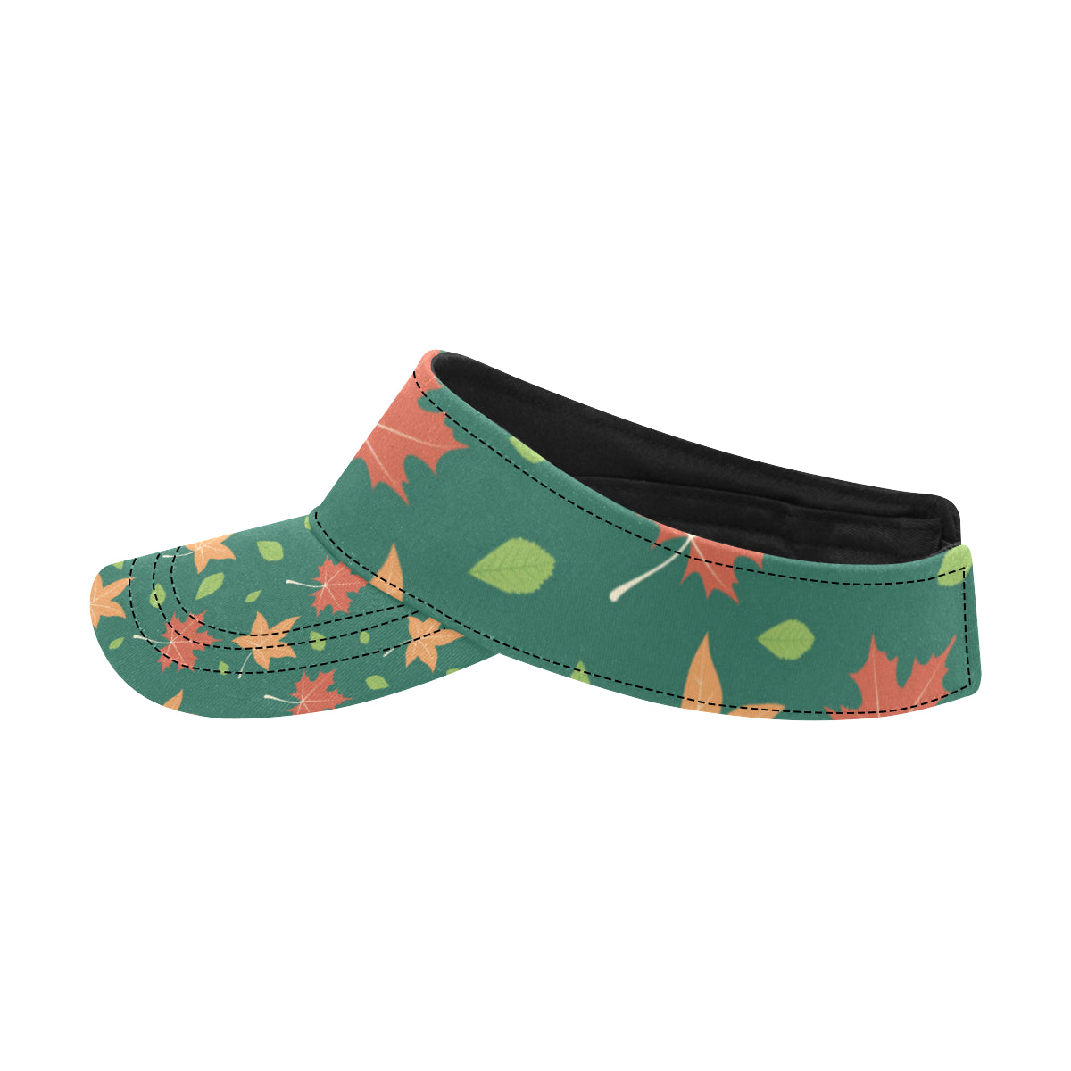 Maple Leaf Pattern Print Design 04 Unisex Sun Visor