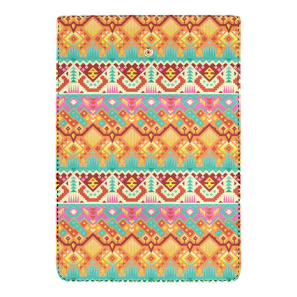 Aztec Pattern Print Design 03 Women's Trifold Wallet
