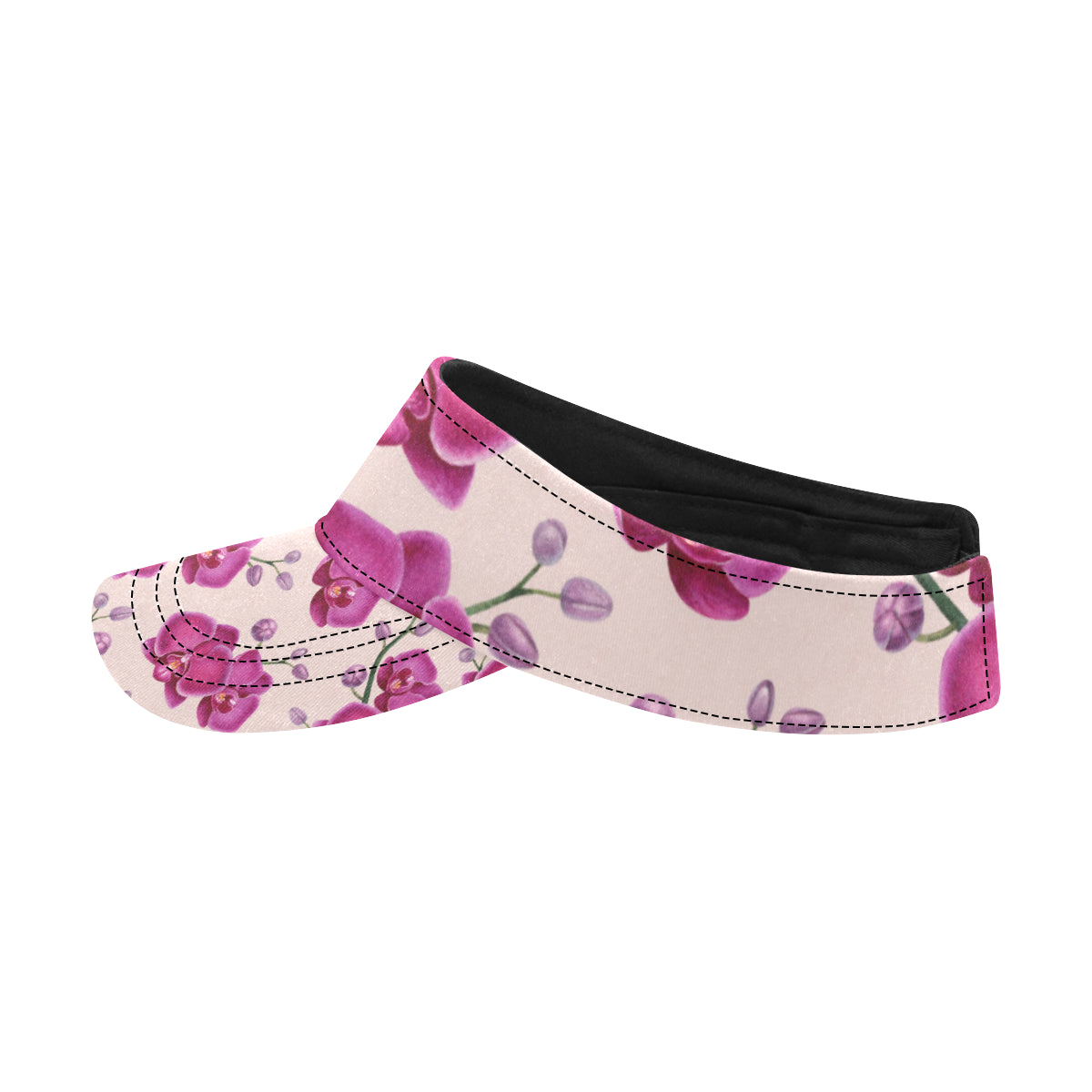Orchid Pattern Print Design A02 Unisex Sun Visor