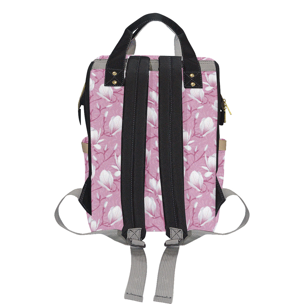 Magnolia Pattern Print Design MAG05 Diaper Bag Backpack