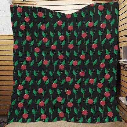 Cranberry Pattern Print Design CB01 Premium Quilt