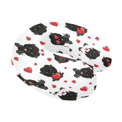 Affenpinscher Pattern Print Design 01 U-Shaped Travel Neck Pillow