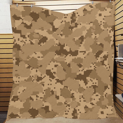 ACU Desert Digital Pattern Print Design 01 Premium Quilt