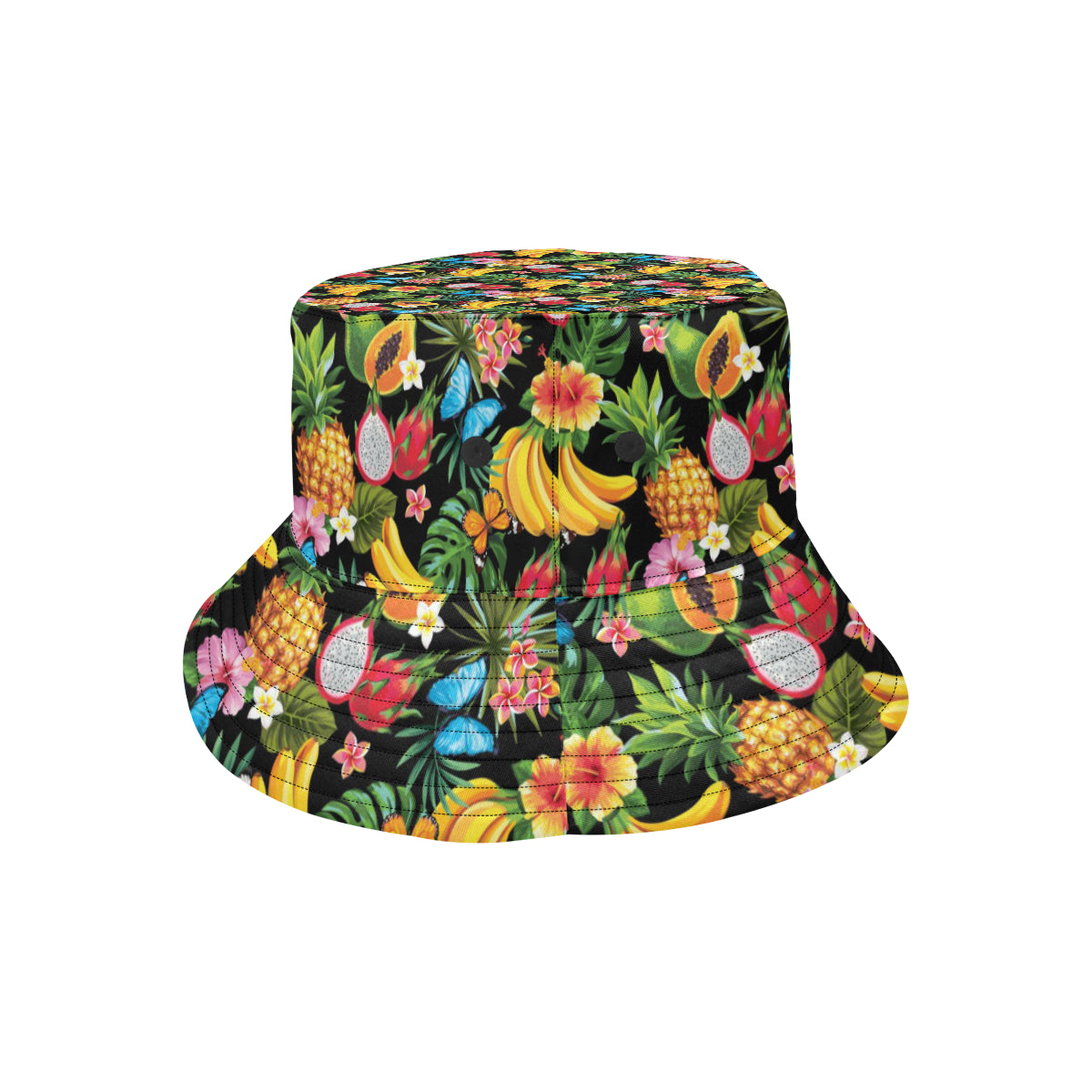Tropical Fruits Pattern Print Design TF04 Unisex Bucket Hat