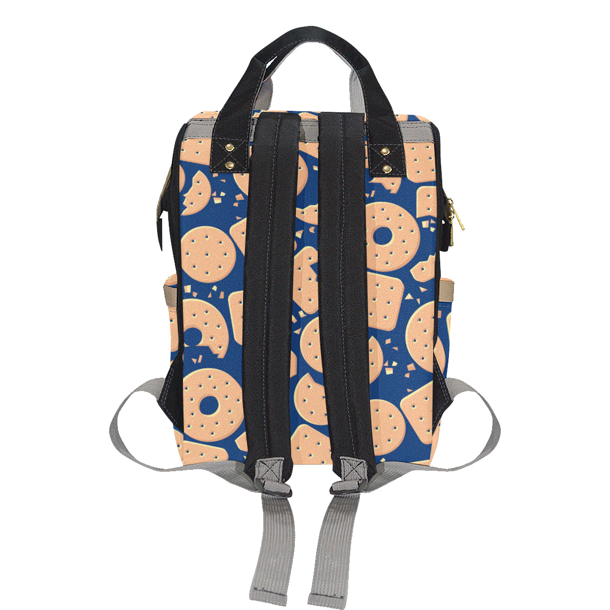 Cracker Pattern Print Design 03 Diaper Bag Backpack