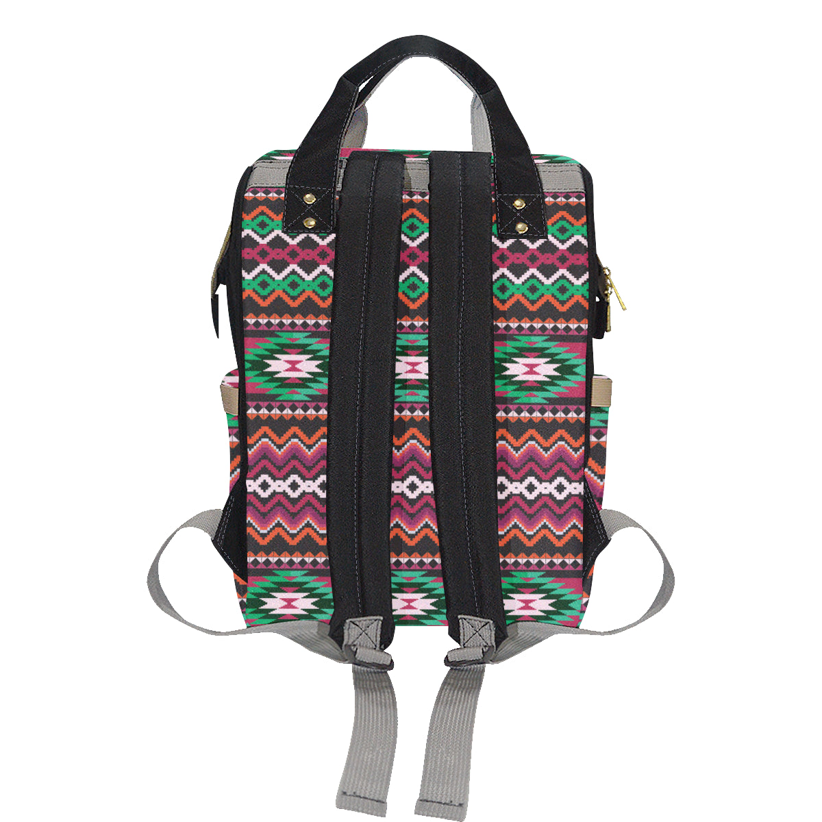 Mexican Pattern Print Design 01 Diaper Bag Backpack