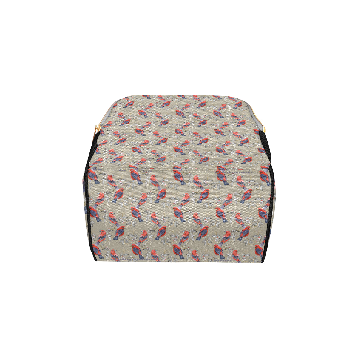 Birds Pattern Print Design 05 Diaper Bag Backpack