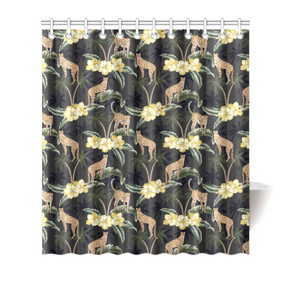 Cheetah Pattern Print Design 04 Shower Curtain