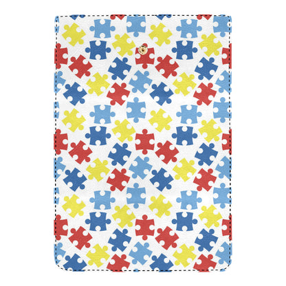 Autism Awareness Pattern Print Design 04 Women's Trifold Wallet