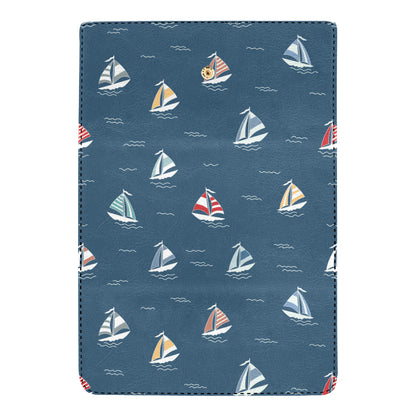 Sailing Ships Pattern Print Design A02 Women's Trifold Wallet