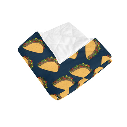 Taco Pattern Print Design TC04 Premium Quilt