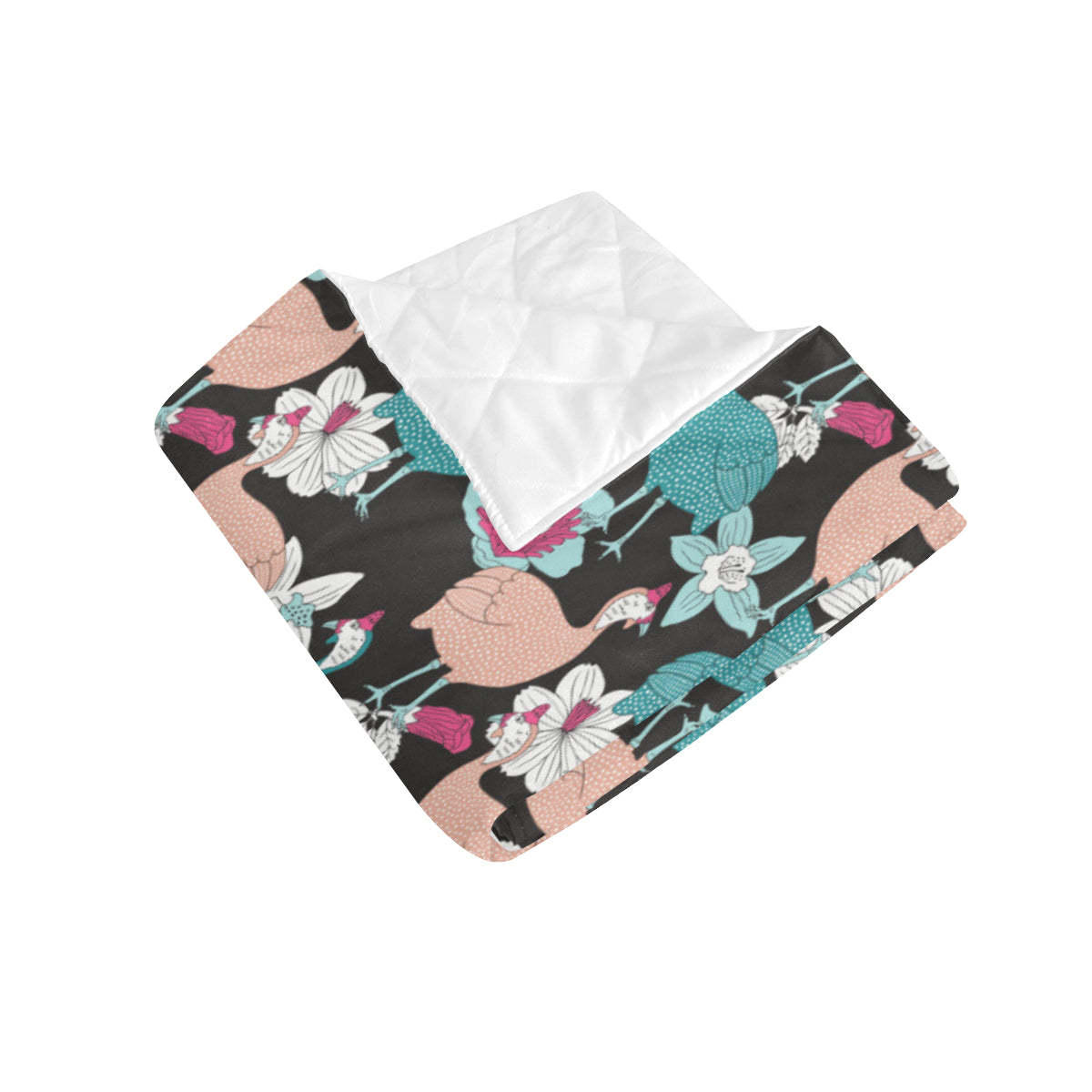Guinea Fowl Pattern Print Design 03 Premium Quilt