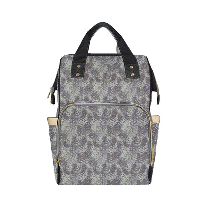 Camouflage Fern Pattern Print Design 05 Diaper Bag Backpack