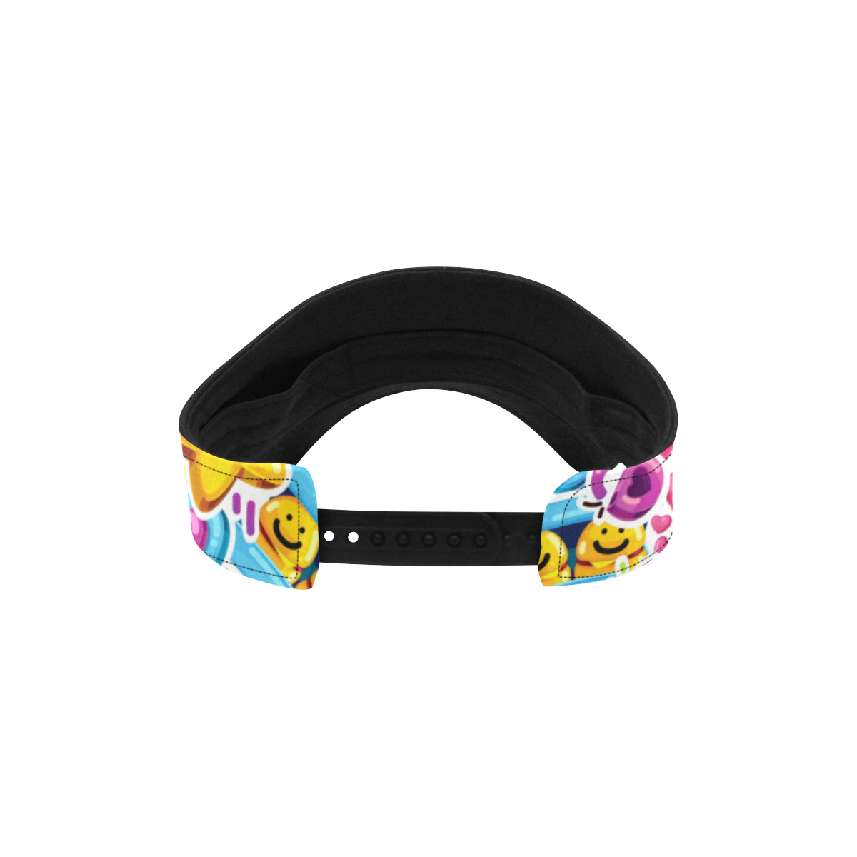 Emoji Sticker Print Pattern Unisex Sun Visor