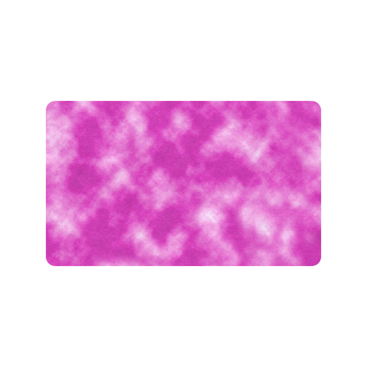 Tie Dye Pink Design Print Rubber Doormat