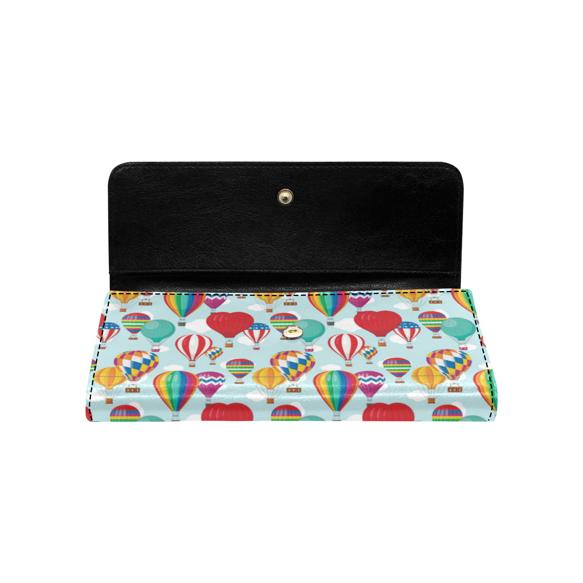 Ballon Pattern Print Design 07 Women's Trifold Wallet