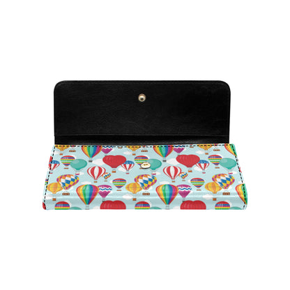 Ballon Pattern Print Design 07 Women's Trifold Wallet