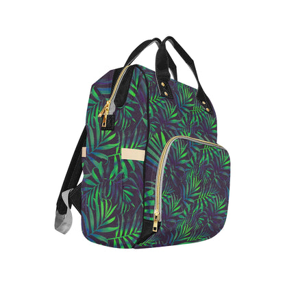 Palm Leaves Pattern Print Design PL01 Diaper Bag Backpack