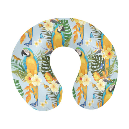 Parrot Pattern Print Design A04 U-Shaped Travel Neck Pillow