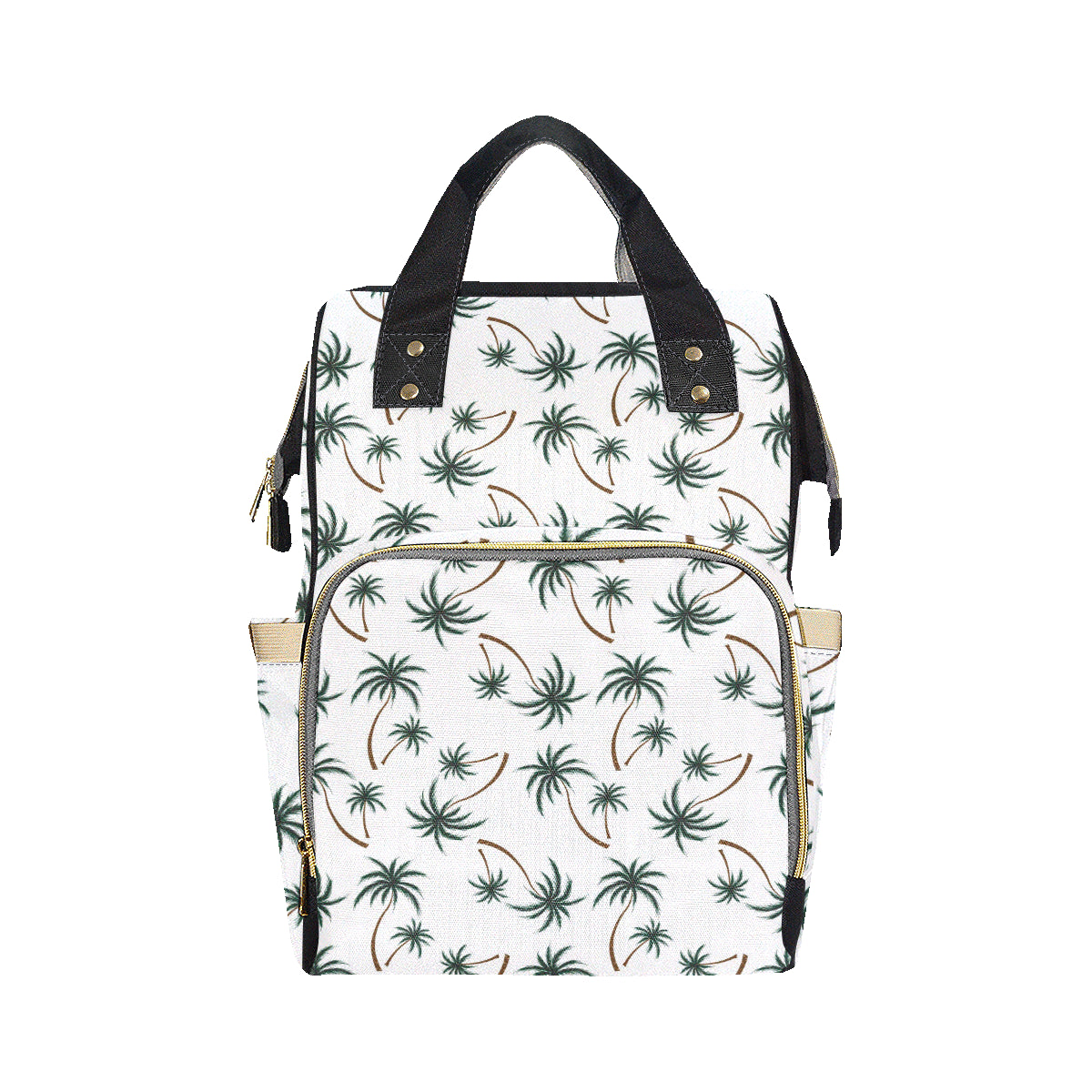 Palm Tree Pattern Print Design PT07 Diaper Bag Backpack