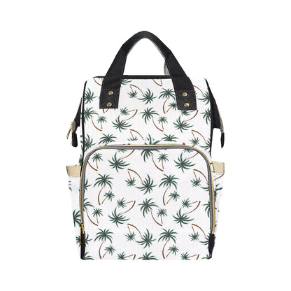 Palm Tree Pattern Print Design PT07 Diaper Bag Backpack