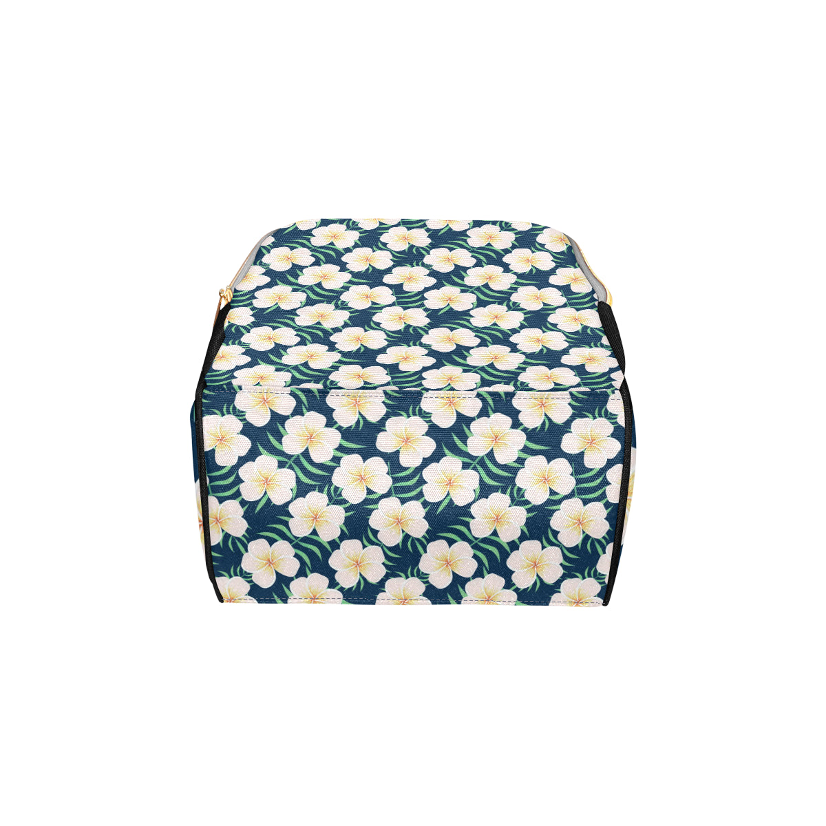 Pink Plumeria Pattern Print Design PM016 Diaper Bag Backpack