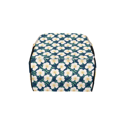 Pink Plumeria Pattern Print Design PM016 Diaper Bag Backpack